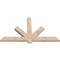 Ekena Millwork Kennewick Smooth Timber Gable Bracket, Douglas Fir, 72"W x 42"H x 3 1/2"D x 5 1/2"F, 14/12 Pitch GBW072X42X0406KEN00SDF - alternate 5